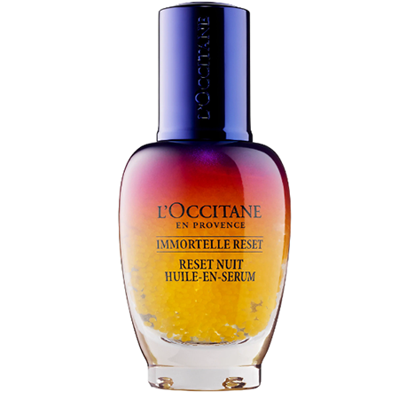 L'occitane , Immortelle Reset Overnight Reset Oil-In-Serum , เซรั่มเนื้อออยล์ , ช่วยชะลอริ้วรอย , ผิวกระจ่างใส , ผิวเนียนนุ่ม